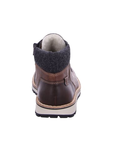 rieker Schnürstiefelette in toffee/kastanie/granit