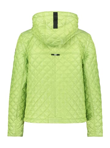 AMBER & JUNE Steppjacke mit Kapuze in Dark Citron