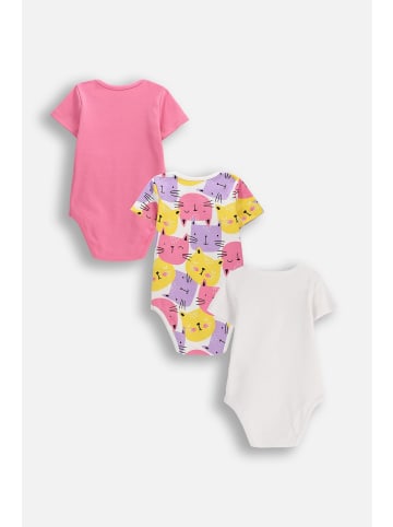 MOKIDA Baumwoll-Body mit kurzen Ärmeln in bunt