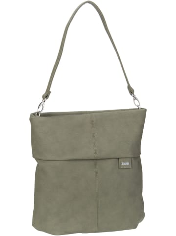 Zwei Handtasche Mademoiselle M12 in Nubuk/Olive