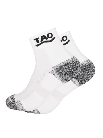 TAO Funktionssocken RUNNING SOCKS Doppelpack in weiß