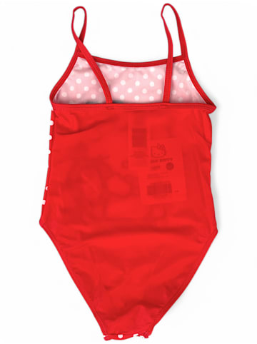 Hello Kitty Badeanzug Hello Kitty Punkten-Muster in Rot