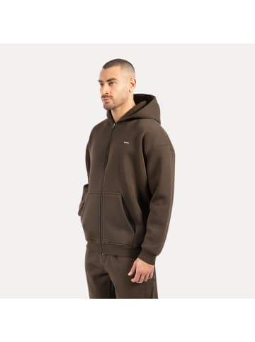 SMILODOX Zip Hoodie Cedrik in Braun