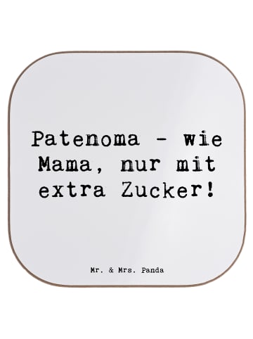 Mr. & Mrs. Panda Untersetzer Patenoma Liebe mit Spruch in Weiß