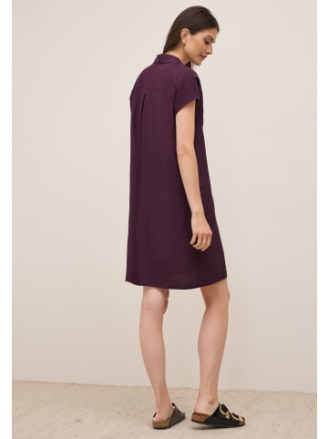 Cecil 'Strukturkleid in Unifarbe' Lila