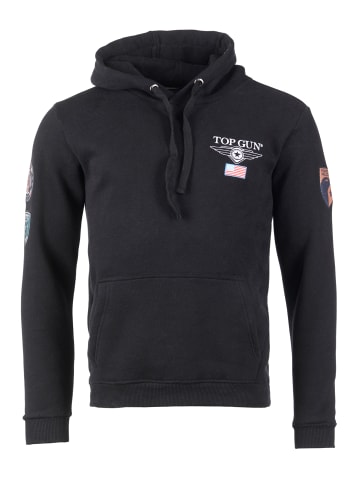 TOP GUN Kapuzenpulli TG20193130 in black