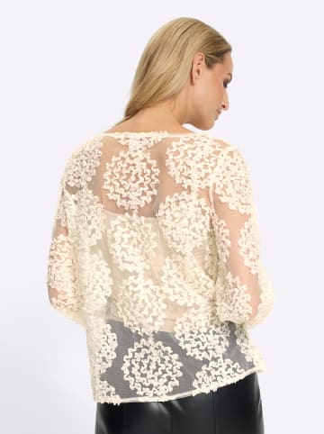 Heine Spitzenshirt in ecru