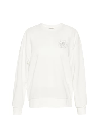 Usha Women Sweatshirt in white