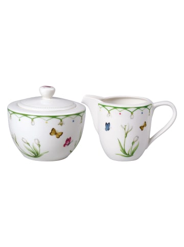 Villeroy & Boch 2er Set Milch- und Zuckerset Colourful Spring in Bunt in bunt