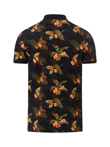 Finshley & Harding Shirt in schwarz orange - 0001