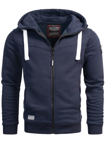 Alessandro Salvarini Jacke AS-123 in Navy