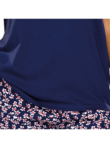 Comtessa Single-Jersey Schlafanzug in blau