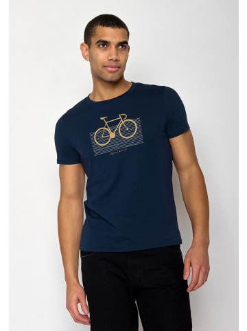 GreenBomb T-Shirt Bike Bars in Marineblau
