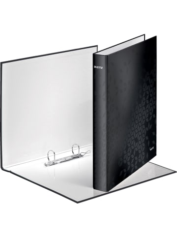 Leitz Ringbuch Wow A4+ PP 2 Ringe 25mm schwarz