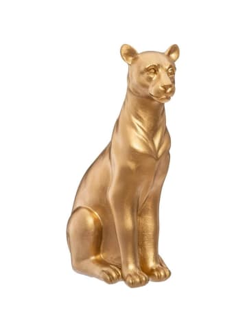 Atmosphera Créateur d'intérieur Goldene Dekofigur Panther in golden