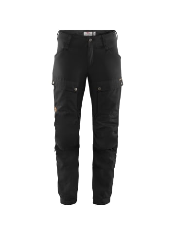 FJÄLLRÄVEN Outdoorhose Keb Trousers W in Nachtschwarz