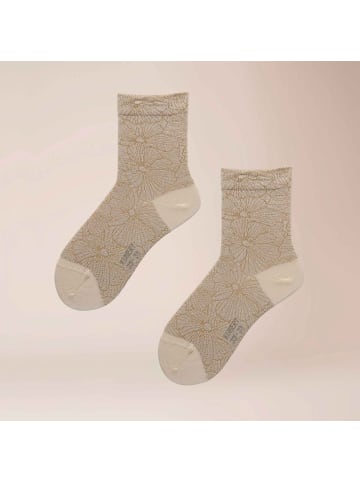 Kunert Socken Allover Love in offwhite