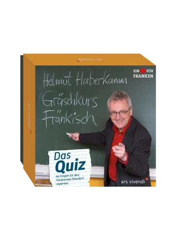 ars vivendi Gräschkurs Fränkisch - Das Quiz | 66 Fragen für den fränkischen Mundartexperten