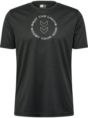 Hummel Hummel T-Shirt Hmlte Training Herren Atmungsaktiv Feuchtigkeitsabsorbierenden in BLACK