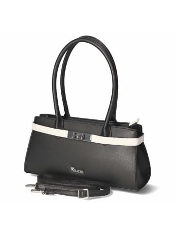 Kaerlek Handtasche in schwarz