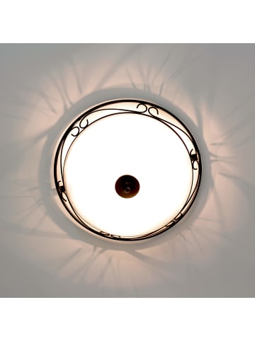 Licht-Erlebnisse Deckenlampe in Mattes Schwarz Weiß