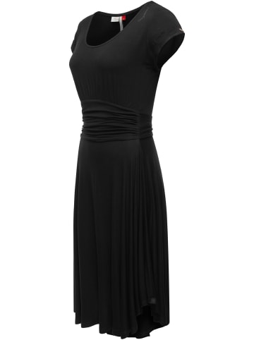 ragwear Sommerkleid Yvone Solid in Black