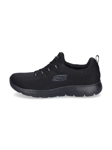 Skechers Slip-on Sneaker Summits Fast Attraction in Schwarz