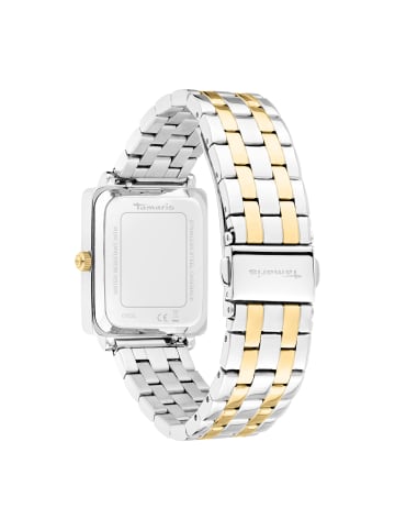 Tamaris Uhr The Square in bicolor silber/gold