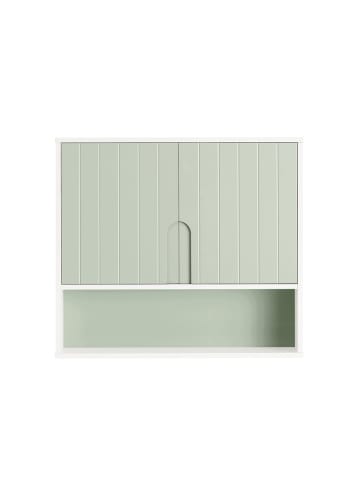 SoBuy Wandschrank in Hellgrau-Grün - (W) 15 x (H) 54 x (L) 60 cm