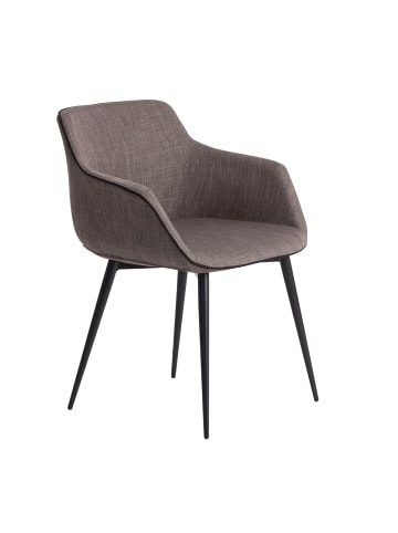 Angel Cerdá Stuhl 4005 in Grau/Schwarz – (B)60 x (H)77 x (T)59 cm
