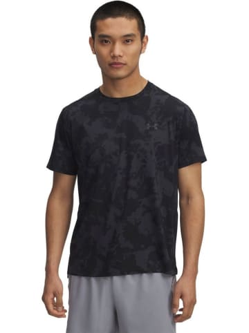 Under Armour Sportshirt "Launch Elite Prt T-Shirt" in Grau