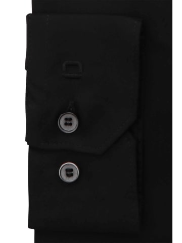 OLYMP  Langarm Business Hemd für Herren in schwarz