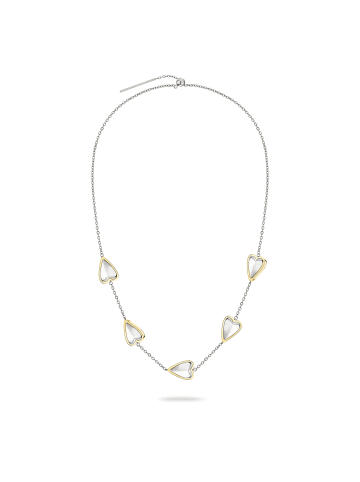LIEBESKIND BERLIN Kette Metal Heart in bicolor silber/gold