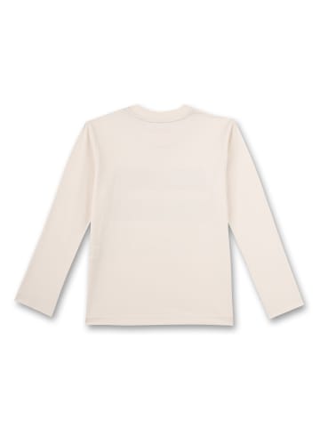 Sanetta Langarmshirt in Beige