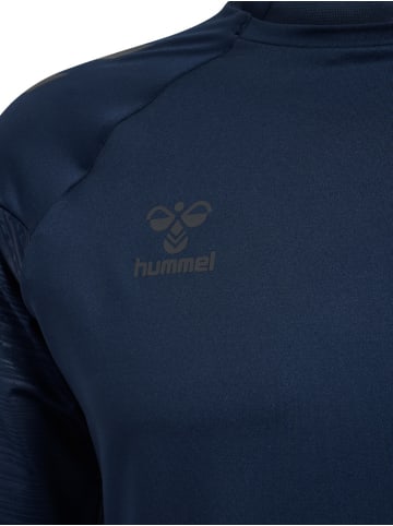 Hummel Hoodie "Pro Training Crew Sweat" in Blau
