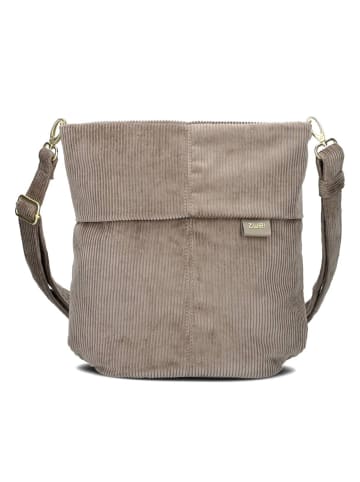 Zwei Mademoiselle.M Schultertasche 27 cm cord mocca