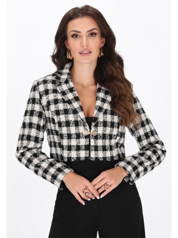 faina Women Jacket in black offwhite