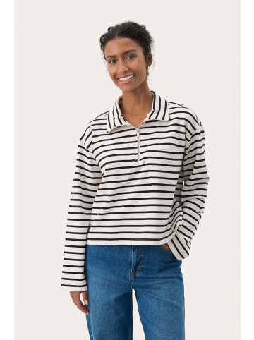PART TWO Sweatshirt TianaPW Relaxed fit in Black Stripe