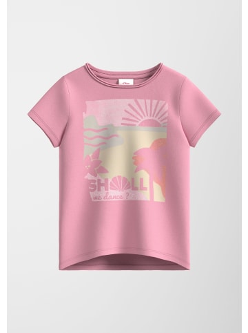 S. Oliver T-Shirt kurzarm in Pink