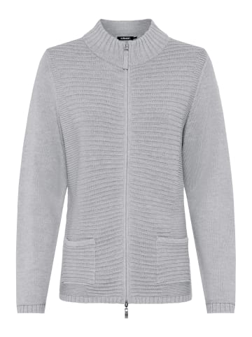 Olsen Strickcardigan in Pearl Grey Melange