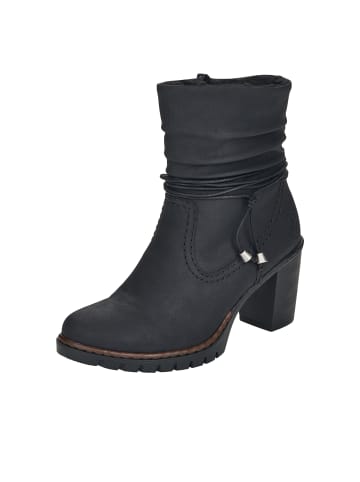 rieker Stiefelette Damen Stiefelette mit Warmfutter in schwarz