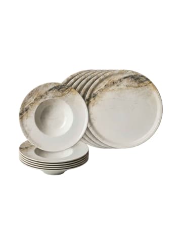 Ritzenhoff & Breker 12er Set Pizza- & Pastaset Arezzo braun in braun