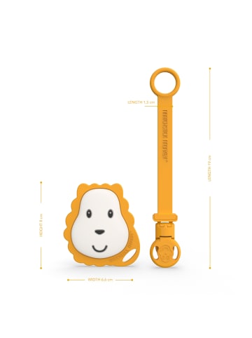 MATCHSTICK MONKEY Geschenkset Schnullerclip & flacher Beißring