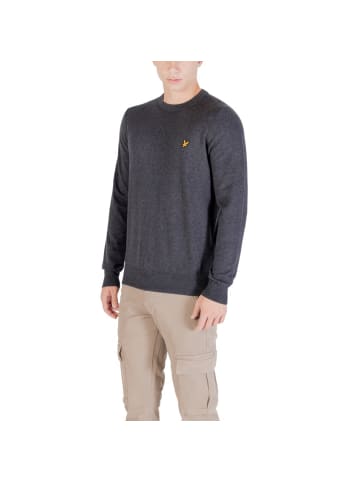 Lyle & Scott Zweifarbig Grau Baumwolle Sweatshirt