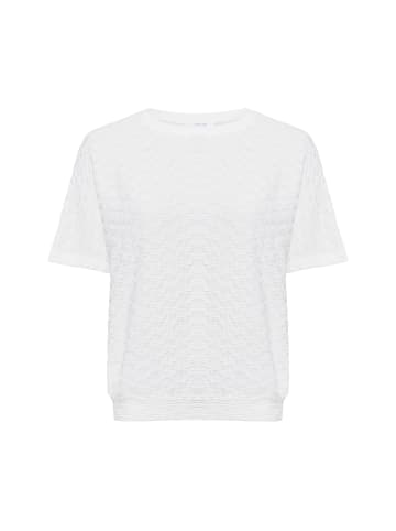 OPUS T-Shirt Senni in weiß