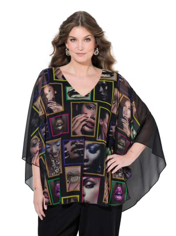 MIAMODA Bluse in schwarz