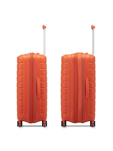 Roncato B-Flying Move 4 Rollen Kofferset 3-teilig mit Dehnfalte in orange