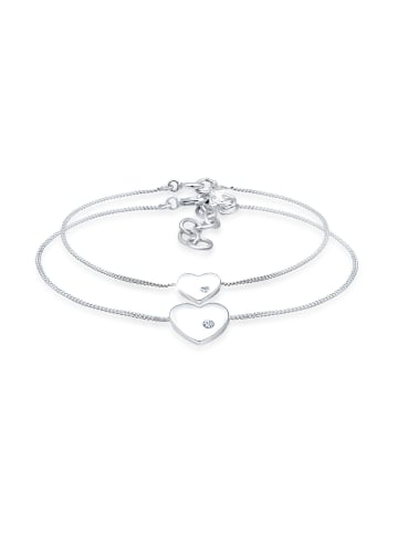 Elli Armband 925 Sterling Silber Herz in Silber