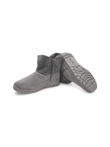 VITAFORM Veloursleder & Doubleface Stiefeletten in grau