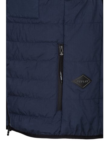 Replay Funktionsjacke Vest in blau